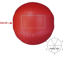 JUGAR pelota de playa inflable